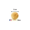 Tout Pour le Jeu Boule en bois 20 mm bille buis naturel