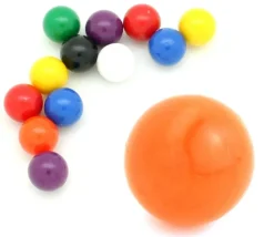 Tout Pour le Jeu Boule en plastique 13 mm diamètre bille à l'unité couleur au choix