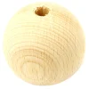 Tout Pour le Jeu Boule percée 5 cm en bois - grosse perle trou 8 mm