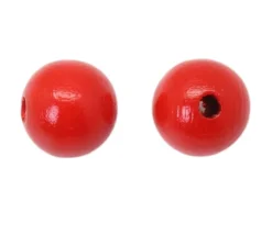 Tout Pour le Jeu Boule percée de 1.2 cm en bois - Mini perle trou 3 mm