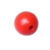 Tout Pour le Jeu Boule rouge 2 cm percée en bois - perle hêtre trou 4 mm