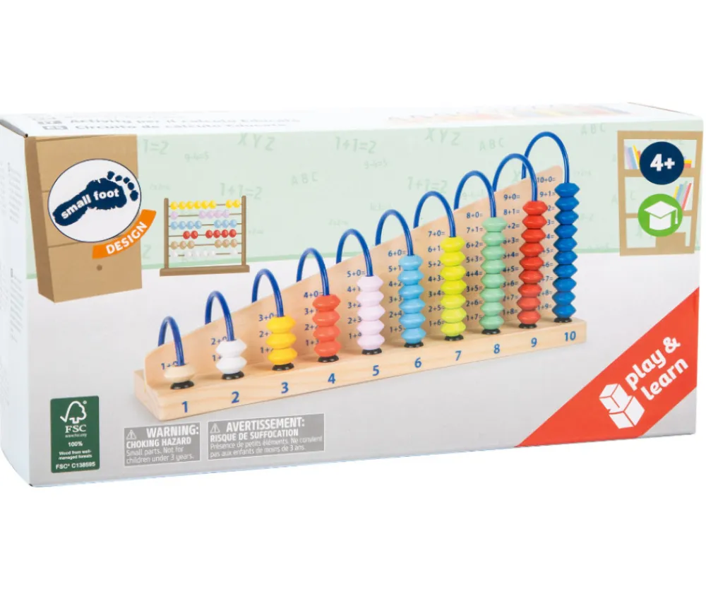 Tout Pour le Jeu Boulier Education bois addition 10 rangées