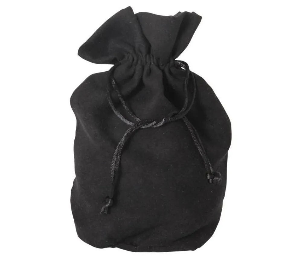 Tout Pour le Jeu Bourse Sac velours noir big 215 x 160 mm