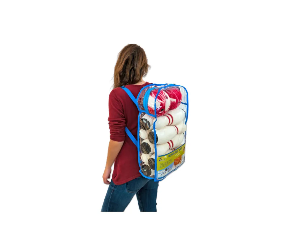 Tout Pour le Jeu Bowling mousse compacte : Jeu de Quilles pour collectivités 29 cm