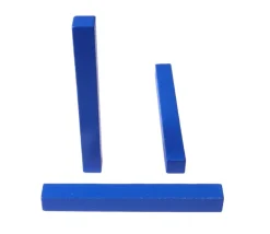 Tout Pour le Jeu Bâtonnet stick rectangulaire 9 cm en bois bleu 90 mm