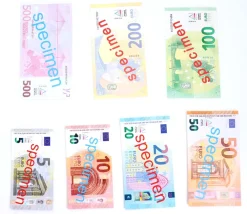 Tout Pour le Jeu Caissette avec 290 pièces et billets euros factices de jeux