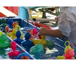 Tout Pour le Jeu Canard 15 cm bleu flottant Grand modèle pour pêche aux canards à l'unité