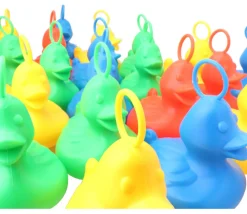 Tout Pour le Jeu Canard rouge orangé 15 cm Grand modèle à l'unité pour pêche aux canards