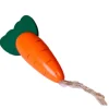 Tout Pour le Jeu Carotte en bois orange de 12 x 3 cm légume jouet