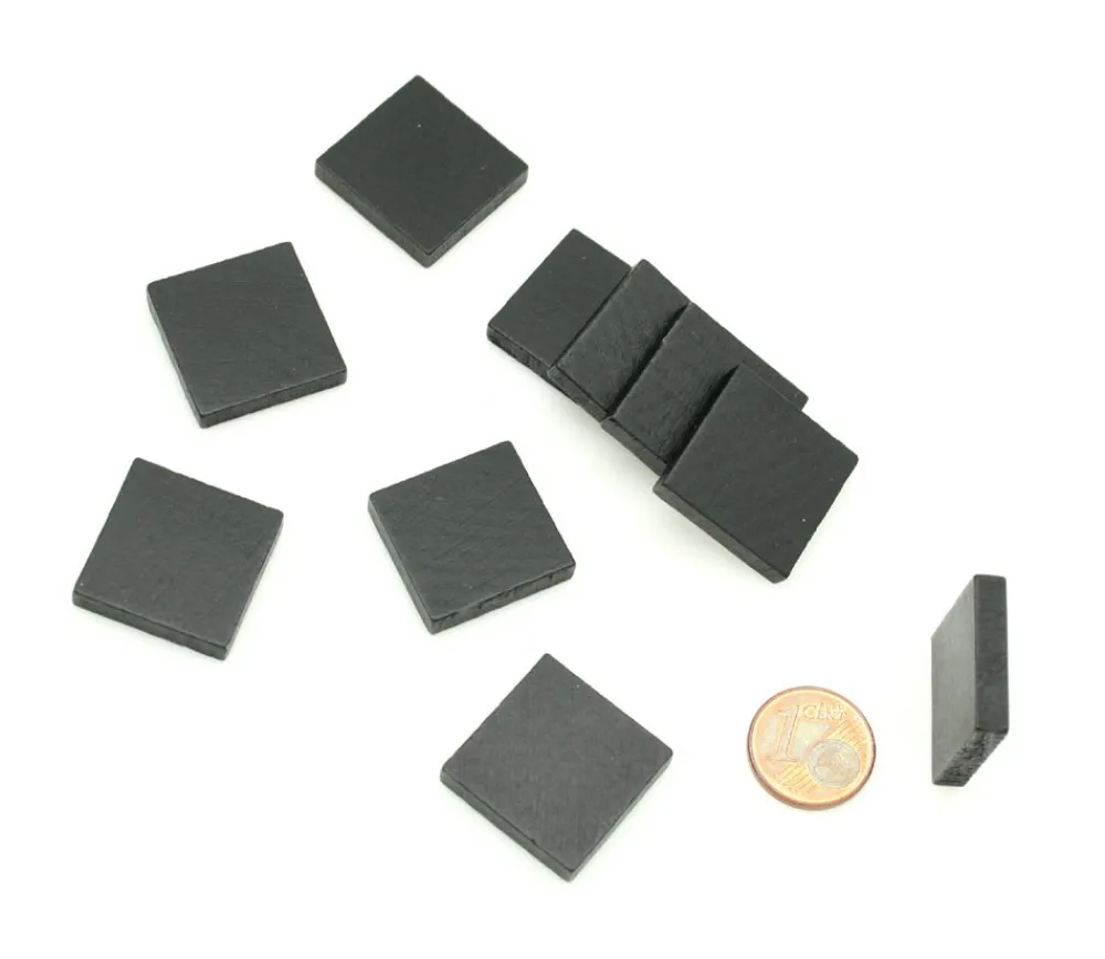 Tout Pour le Jeu Carré plat 20x20x4 mm en bois pour jeux 2 cm de côté à l'unité - pavés