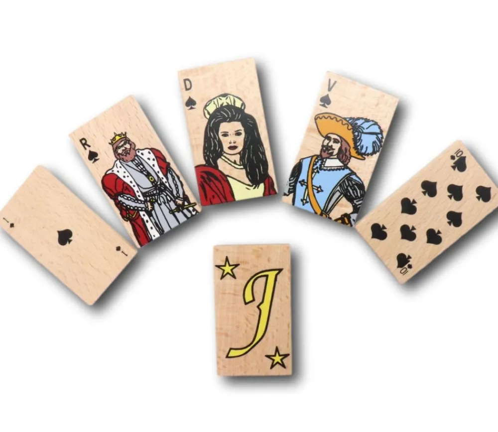 Tout Pour le Jeu Carte à jouer en bois 7 cm à l'unité