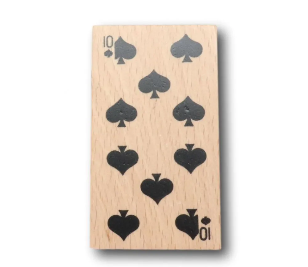 Tout Pour le Jeu Carte à jouer en bois 7 cm à l'unité