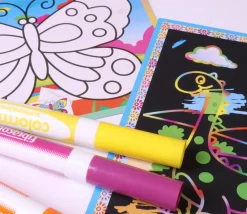 Tout Pour le Jeu Carte coloriage à gratter 17 x 13 cm