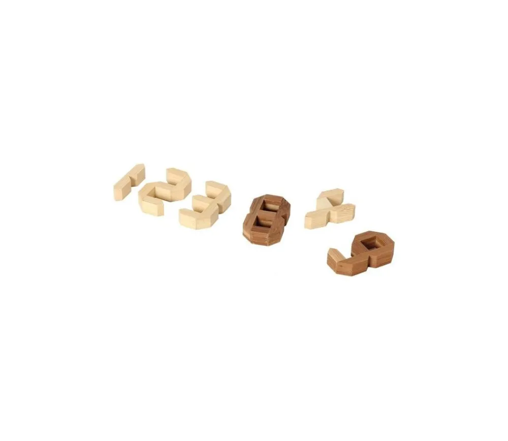 Tout Pour le Jeu Casse tête Chiffres digitaux 0 à 9 en bois