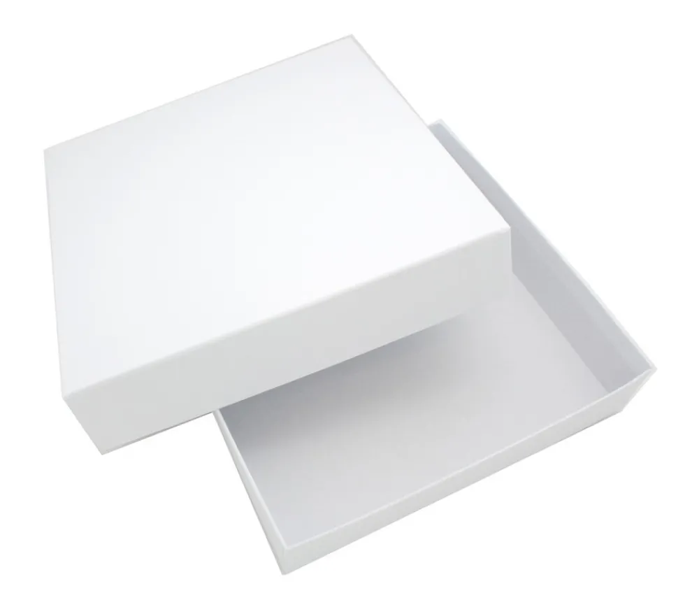 Tout Pour le Jeu C1C Boite jeu carré avec cale 220 x 220 x 48 mm blanche à personnaliser