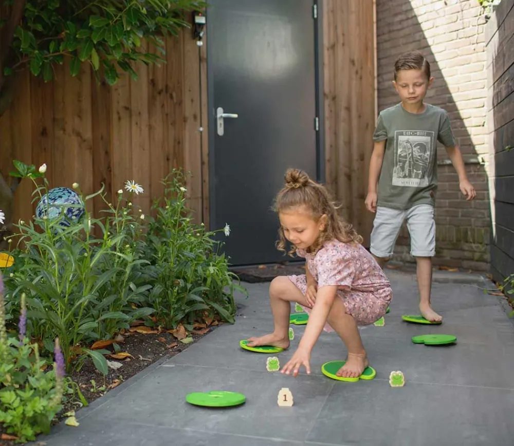 Enfant Tout Pour le Jeu Chemin équilibre - La mare aux grenouilles