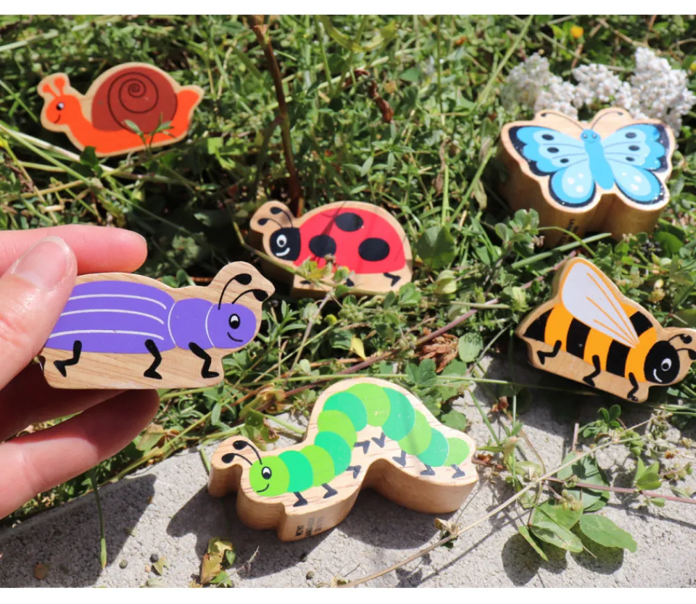 Tout Pour le Jeu Chenille en bois 41 x 81 x 25 mm