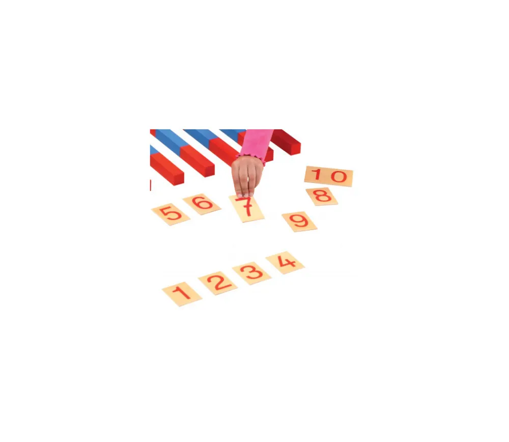 Tout Pour le Jeu Chiffres Montessori en bois 1 à 10
