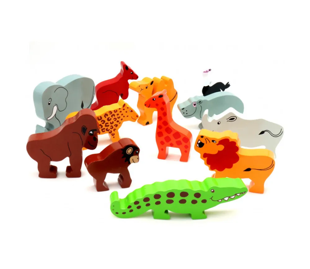 Tout Pour le Jeu Chimpanzé singe en bois 48 x 53 x 15 mm