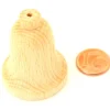 Tout Pour le Jeu Cloche en bois 30 x 40 mm - clochette pion