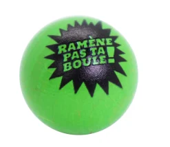 Tout Pour le Jeu Cochonnet FUN "ramène ta boule" hêtre 3 cm verte