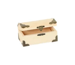 Tout Pour le Jeu Coffre au trésor naturel 12 x 6.5 x 6 cm pirate