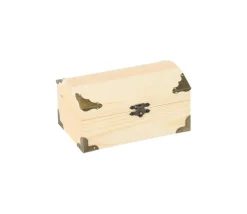 Tout Pour le Jeu Coffre au trésor naturel 15 x 9.5 x 8 cm pirate