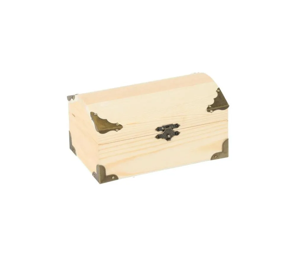 Tout Pour le Jeu Coffre au trésor naturel 15 x 9.5 x 8 cm pirate