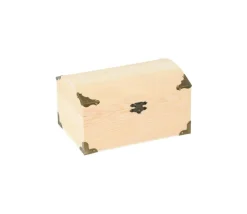 Tout Pour le Jeu Coffre au trésor naturel 18 x 12.5 x 10 cm pirate