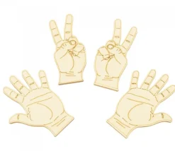 Tout Pour le Jeu Coffret 22 Mains bois pour exercices Praxis pose kinétique