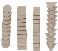 Tout Pour le Jeu Coffret 10 puzzles et 40 formes géométriques bois