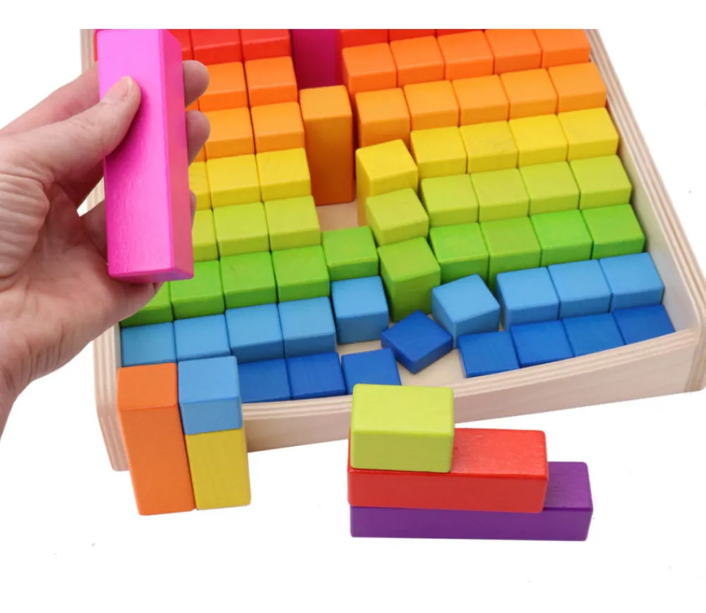 Tout Pour le Jeu Coffret 100 Réglettes graduelles géantes arc-en-ciel