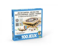 Tout Pour le Jeu Coffret bois 100 jeux de société junior classiques