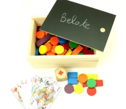Tout Pour le Jeu Coffret bois 17.5 x 12.4 x 7.4 cm couvercle ardoise M1
