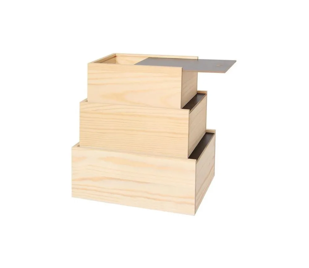 Tout Pour le Jeu Coffret bois 22.5 x 17.5 x 9.5 cm couvercle ardoise M3