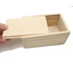 Tout Pour le Jeu Coffret bois avec glissière pour accessoires jeux 14 x 9 x 6.2 cm