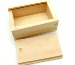 Tout Pour le Jeu Coffret bois avec glissière 10 x 7 x 4 cm pour accessoires jeux