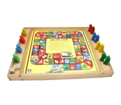 Tout Pour le Jeu Coffret bois Dada oie petits chevaux - jeu tradition français