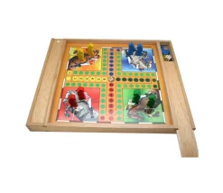 Tout Pour le Jeu Coffret bois Dada oie petits chevaux - jeu tradition français