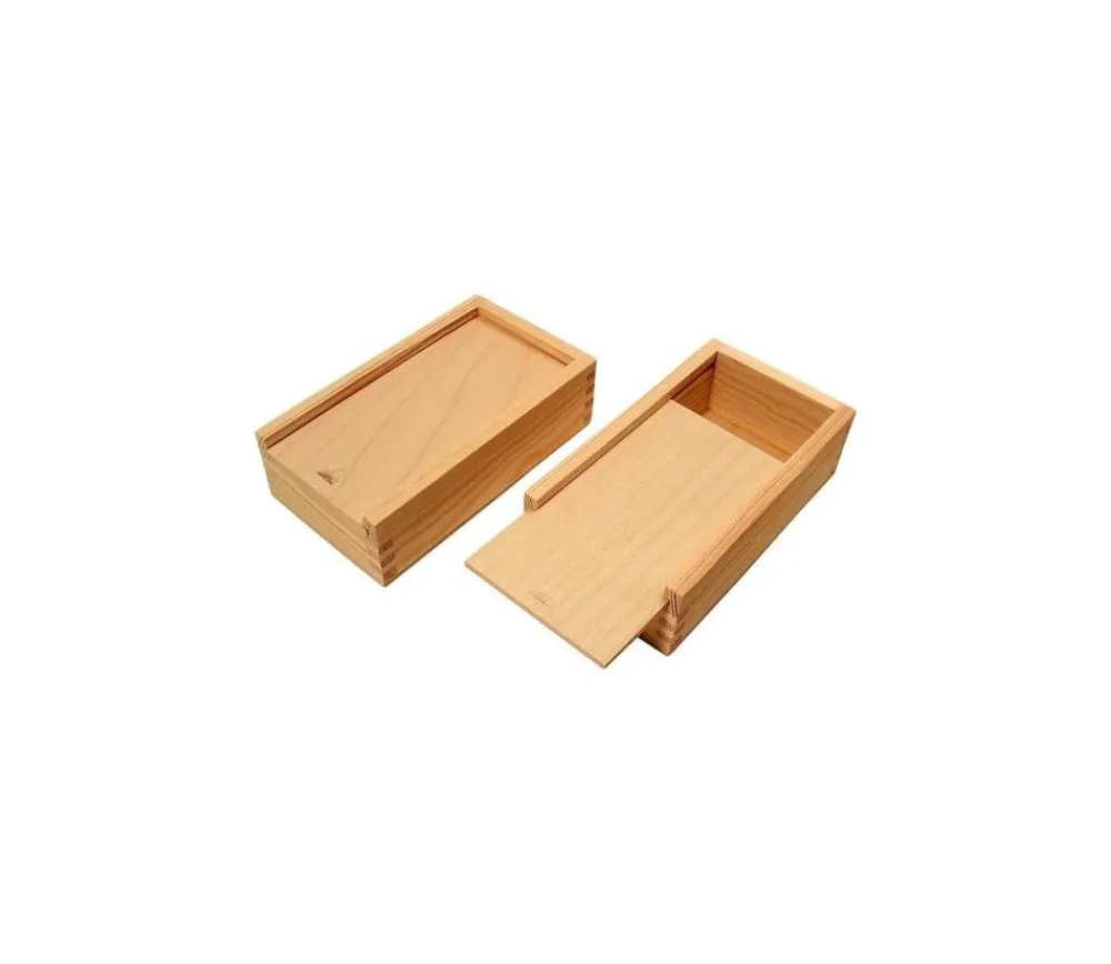 Tout Pour le Jeu Coffret bois M glissière pour jeu cartes ou accessoires jeux 18.5 x 8.5 x 4 cm
