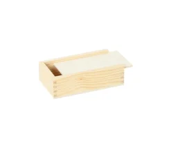 Tout Pour le Jeu Coffret bois M glissière pour jeu cartes ou accessoires jeux 18.5 x 8.5 x 4 cm