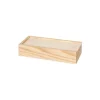 Tout Pour le Jeu Coffret bois M glissière pour jeu cartes ou accessoires jeux 18.5 x 8.4 x 4.8 cm