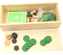 Tout Pour le Jeu Coffret bois M+ long glissière 26.5 x 10.5 x 7 cm