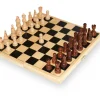 Tout Pour le Jeu Coffret échec complet pliable 26 cm : plateau bois + 32 Pièces bois