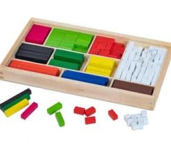 Tout Pour le Jeu Coffret cuisenaire 300 cubes et bâtonnets bois calcul et jeux