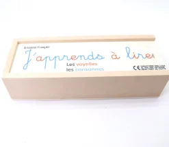Tout Pour le Jeu Coffret découverte des lettres en bois "J'apprends à lire" - fabrication française