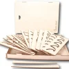 Tout Pour le Jeu Coffret de traçage 12 pochoirs en bois Montessori