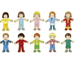 Tout Pour le Jeu Coffret enfants à habiller garçons et filles - Puzzles 36 pièces