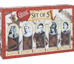 Tout Pour le Jeu Coffret Femmes célèbres - 5 Casse-têtes en bois