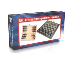 Tout Pour le Jeu Coffret pliant échec / backgammon bois 29 cm